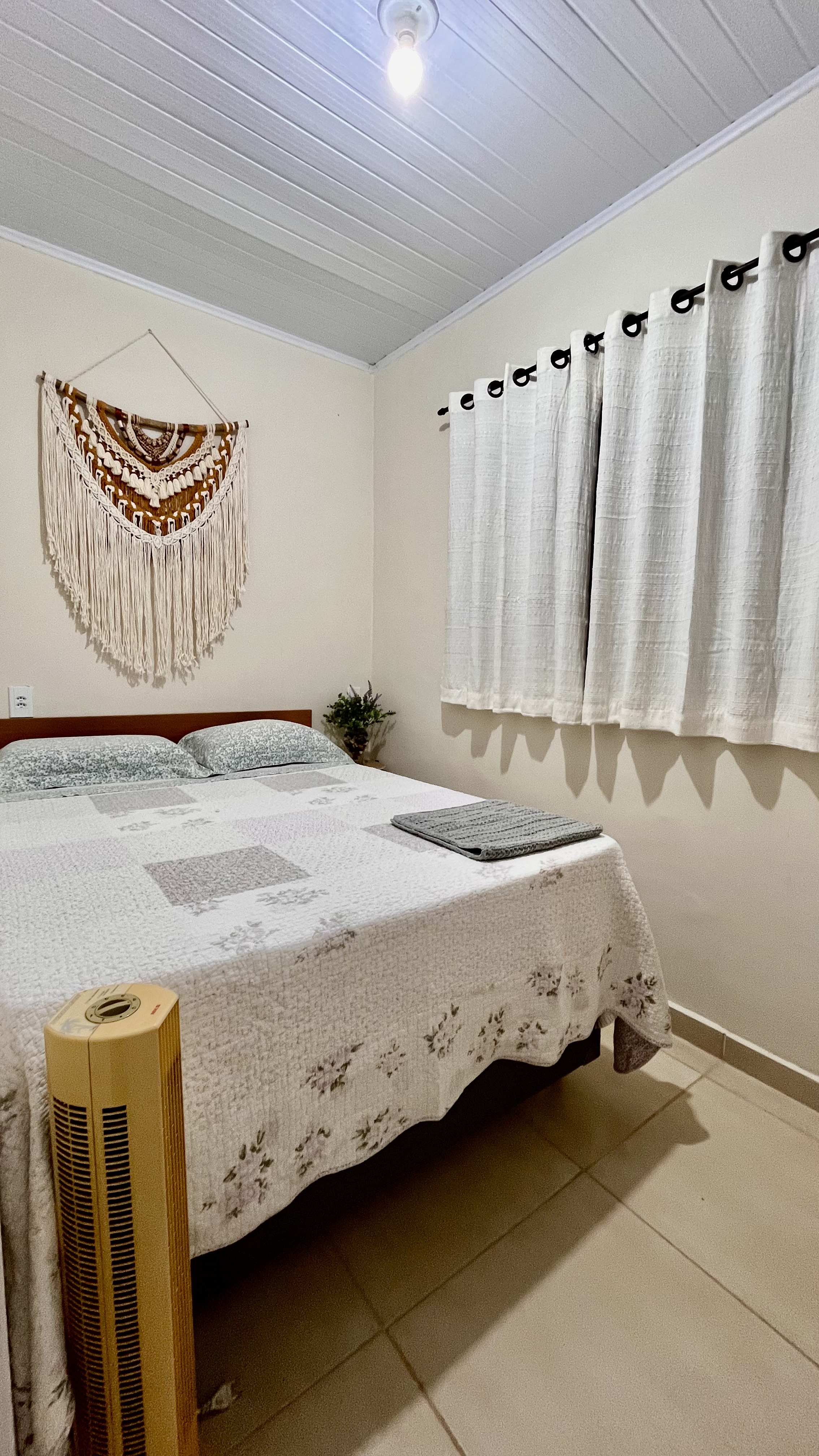 Quarto de casal da Casa Vale do Ingá